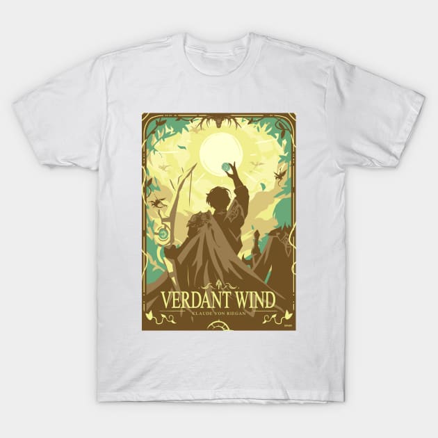 Verdant Wind T-Shirt by SnipSnipArt